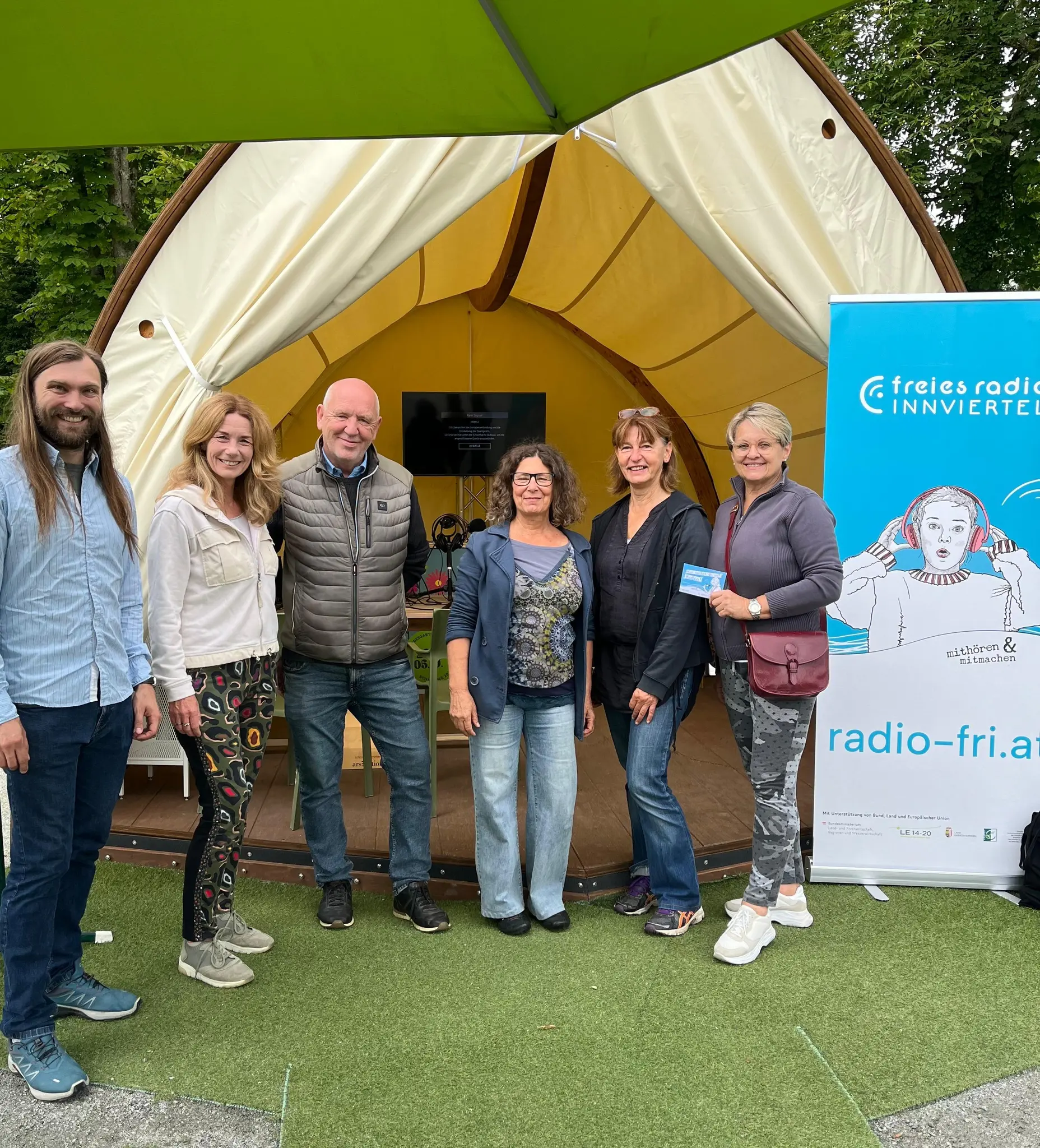 Innsgrün Schärding: Freies Radio Innviertel visits the State Garden Show - ...