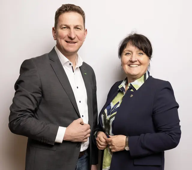 Nationralratsabgeordneter Andreas Kühberger und Landeshauptmann-Stellvertreterin Manuela Khom (beide ÖVP) wollen die Gemeinden beim Wiederaufbau nicht alleine lassen. | Foto: ÖVP