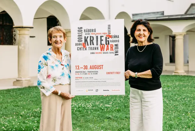 Edith Temmel (li) und Margret Roth gründeten eine bedeutende Initiative zur Förderung zeitgenössischer Kunst. | Foto: privat