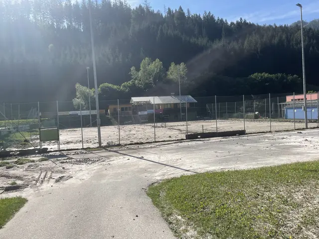 Schlammmassen haben im Vorjahr in Thörl den Ortsteil Palbersdorf verwüstet. | Foto: Hackl