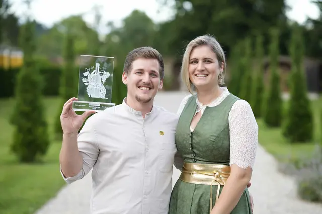Im letzten Jahr feierten David und Anja Pugl einen Sieg bei der MeinBezirk WeinChallenge im Schloss Ottersbach. | Foto: Michaela Lorber