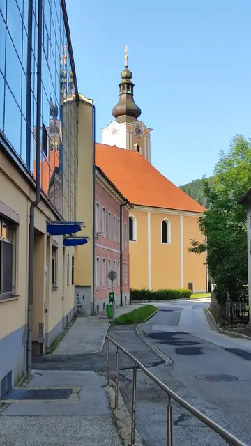wir gehen Richtung Kirche... | Foto: I.Wozonig