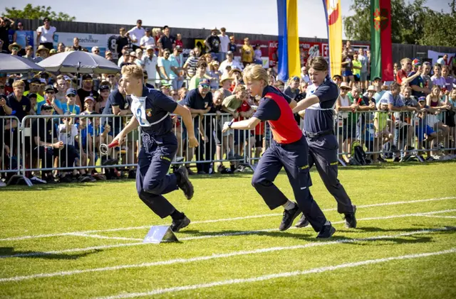 FF-Jugend Kürnberg beim Bewerb: Niederösterreichweit haben sich acht Feuerwehrjugend-Gruppen für den Bundesleistungsbewerb 2025 qualifiziert, der vom 21. bis 24. August im Stadion Weiz (Steiermark) ausgetragen wird | Foto: Bfkdo Amstetten / Wolfgang Zarl