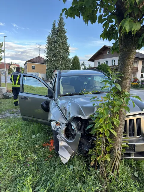 Die Feuerwehr Mehrnbach war mit fünf Kameraden im Einsatz. | Foto: FF Mehrnach
