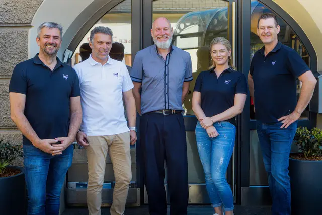Imst Tourismus präsentierte den neuen Geschäftsführer: Martin Sterzinger, Martin Winkler, Neo-GF Reinhold Werth, Bianca Brüggler und Obmann Paul Auderer (v.l.). | Foto: Imst Tourismus