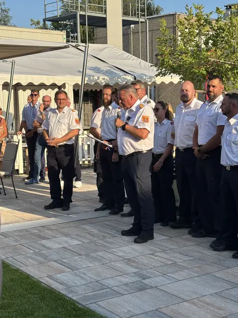 Didi Fahrafellner bei seiner Ansprache. | Foto: Tanja Handlfinger