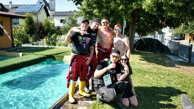Kscm (Kart Sport Murtal): Alex, Christoph, Philipp, Nino, Markus und Nina