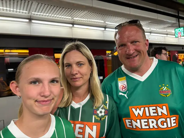 Tanja, Iris und Markus kamen aus Eisenstadt und waren vom Sieg überzeugt. | Foto: Roland Weber/RMA