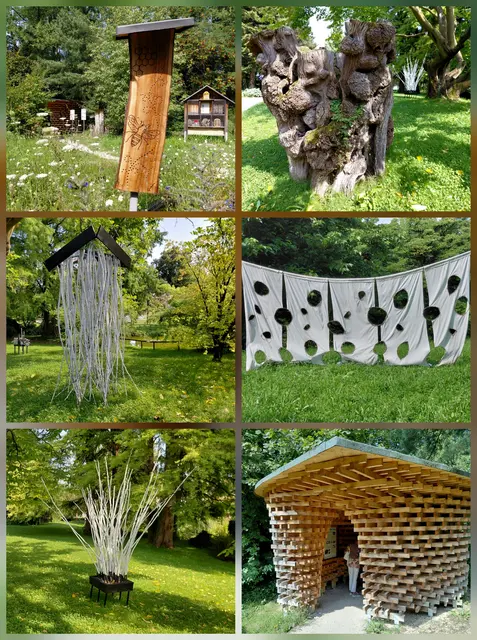 Kunst im botanischen Garten  | Foto: H.Bachinger