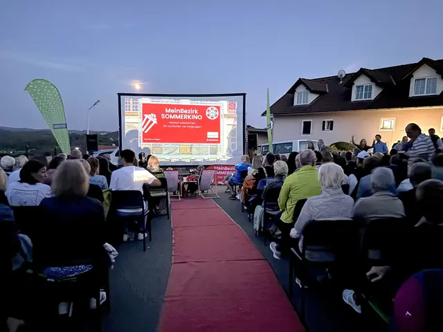 Das Sommerkino unter freiem Himmel war ein Genuss. 