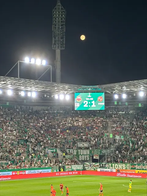 Zwischenzeitlich führte Rapid. | Foto: Roland Weber/RMA