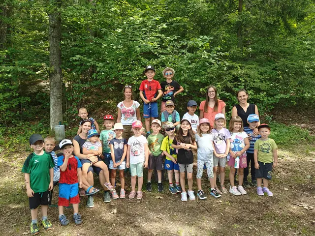 Die Kinder durften den Wald erforschen | Foto: VP Hoheneich-Nondorf