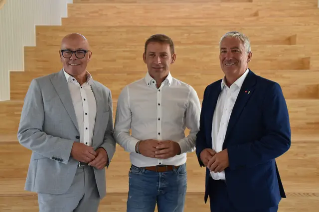 Gelungenes Großprojekt: Bürgermeister Georg Rosner, PEB-Geschäftsführer Thomas Rosner und Vizebürgermeister Michael Leitgeb | Foto: Michael Strini