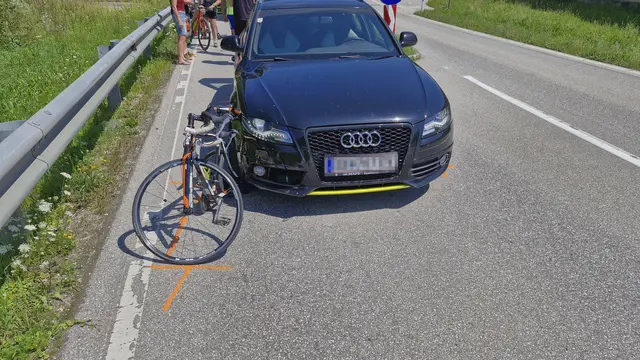 Heftiger Fahrradunfall am Samstag im Bezirk Scheibbs. | Foto: DOKU-NÖ