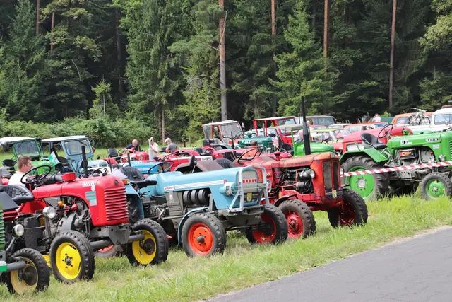 So viele Oldtimer auf einem Fleck wie in Haselsdorf-Tobelbad, das gibt es nicht alle Tage zu bestaunen.  | Foto: Edith Ertl