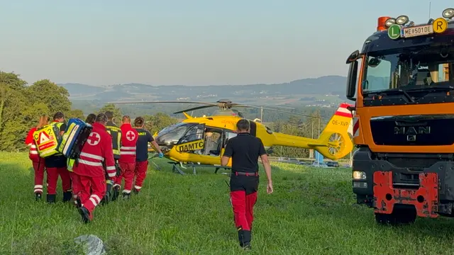 Ein folgenschwerer Unfall ereignete sich am Sonntagmorgen. | Foto: DOKU-NÖ