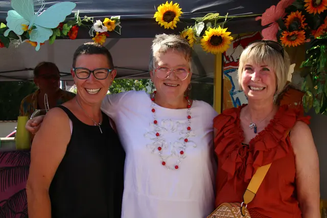 Manuela, Brigitte und Doris 