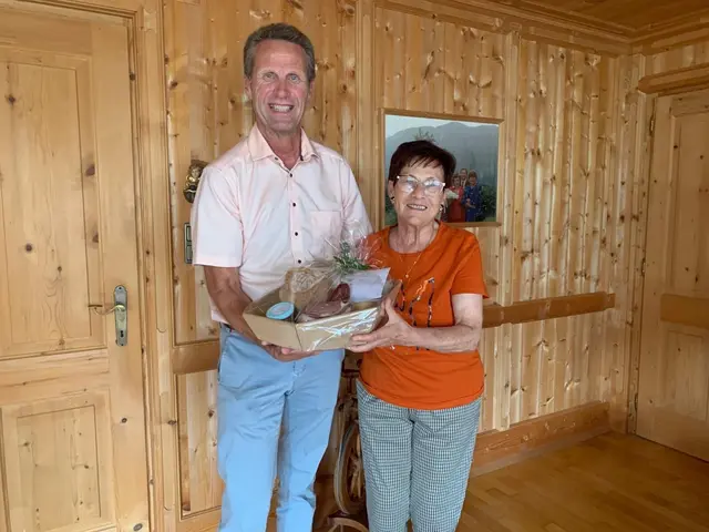 Die besten Wünsche wurden in Hatting überbracht. | Foto: Gemeinde Hatting