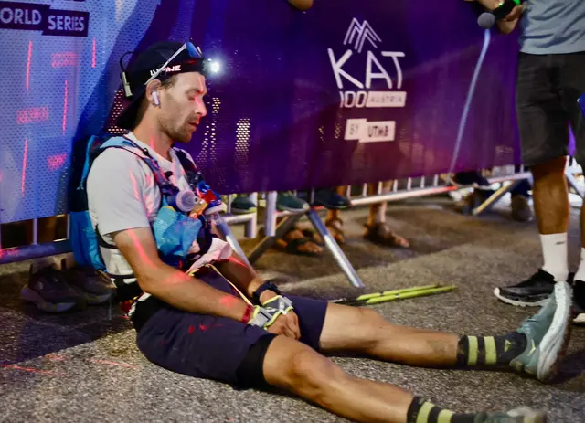 Entkräftet: David Wöhrer. | Foto: Andi Frank