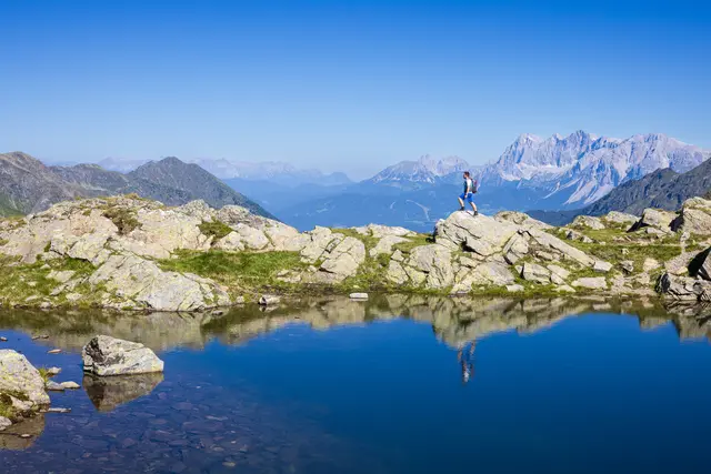 Der Dachstein bleibt 2025 der Favorit unter Österreichs Bergen auf der Meta-Plattform Instagram.  | Foto: Martin Huber/picturedesk.com