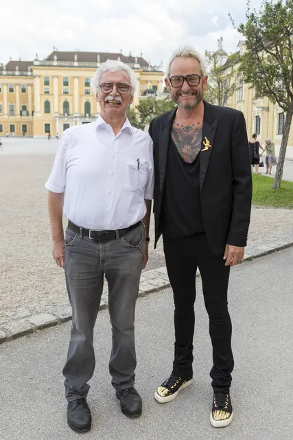 Eduard Strauss (l.) mit Franz-Josef Baur. | Foto: Jürgen Hammerschmid