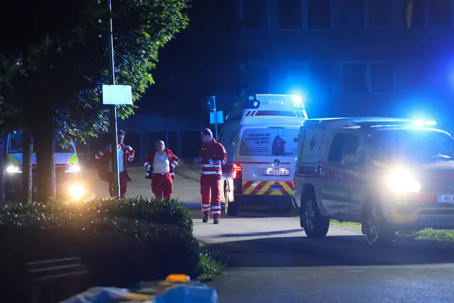 Drei Spaziergänger hörten die Hilfeschreie: Ein 37-Jähriger konnte schwer verletzt aus dem Katzenbach in Thalheim nahe der Traun gerettet werden. | Foto: laumat.at