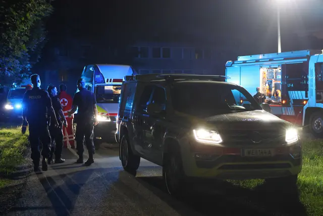 Drei Spaziergänger hörten die Hilfeschreie: Ein 37-Jähriger konnte schwer verletzt aus dem Katzenbach in Thalheim nahe der Traun gerettet werden. | Foto: laumat.at