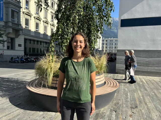 Die junge Klimaaktivistin aus Patsch Sofia Scherer | Foto: Martina Obertimpfler
