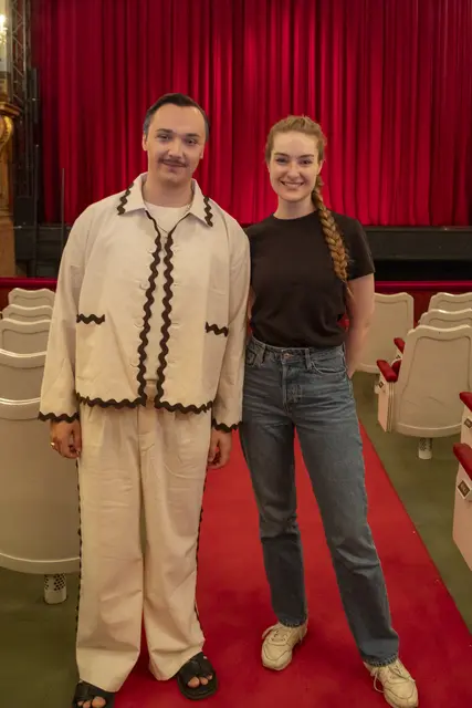 David Kerber (Graf Zedlau), Nikola Hillebrand (Gräfin Zedlau). | Foto: Jürgen Hammerschmid