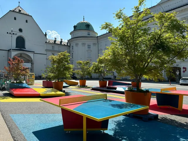 Urban Blooms am Vorplatz des Landestheaters und dem Haus der Musik. | Foto: Königer