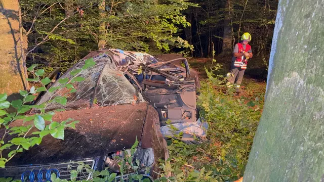 Schwerer Verkehrsunfall bei Petzenkirchen - Bezirk Melk. | Foto: DOKU-NÖ