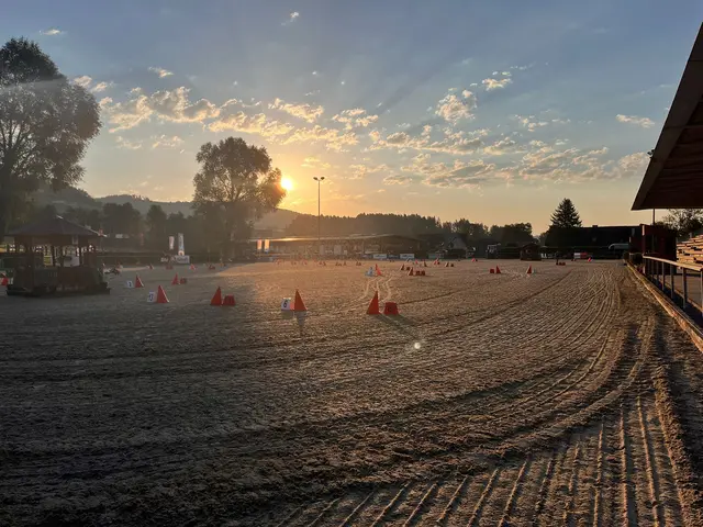 Abendstimmung vor Beginn der Meisterschaften in Piber | Foto: SRS/Lipizzanergestüt Piber