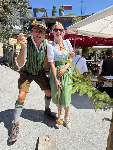 Beim Trachtengolf musste man verschiedene Stationen meistern. | Foto: MeinBezirk