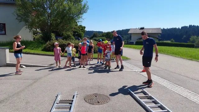 Die FF Aschenberg organiserte Geschicklichkeitsspiele mit einem Bewerb | Foto: Alois Braid