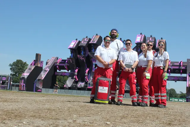 Das Team des Rotes Kreuzes war am ausverkauften Shut Down Festival zur Stelle. | Foto: RK