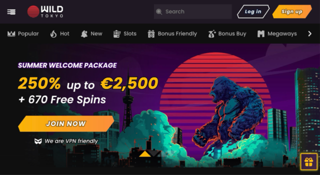 Wild Tokyo Casino A1 Drei Magenta