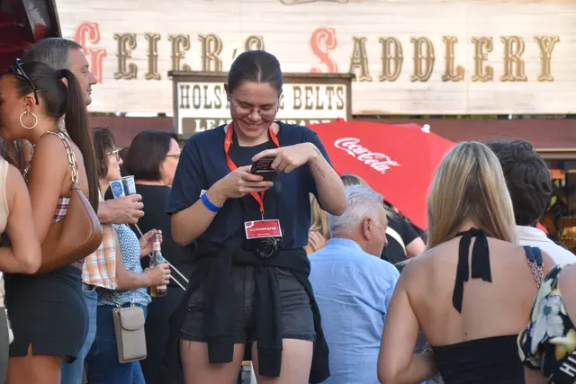 Freie Redakteurin Lisa Stöckl im Einsatz. | Foto: MeinBezirk Oberwart