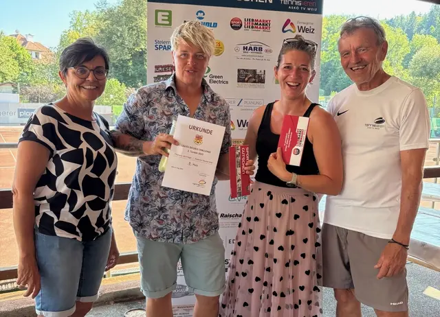  3. Platz Hauptbewerb: Renate Wiesinger-Schrenk, Therese Gottinger, Isabella Neumeister, Sandra König, Peter Neustifter (v. l.) | Foto: ASKÖ TV Weiz