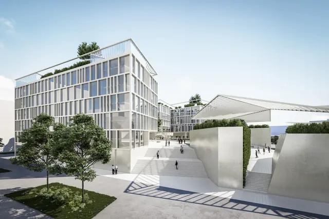 Ursprünglich sollte 2023 mit dem Bau des Campus der Religionen begonnen werden. Die Zukunft des Geländes bleibt jedoch nach wie vor offen. | Foto: zoomvp.at