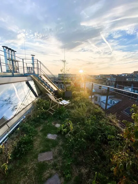 Eine Tour der GB* gibt Einblicke in den Einsatz von Wärmepumpen und Photovoltaik im städtischen Wohnbau. | Foto: GB*