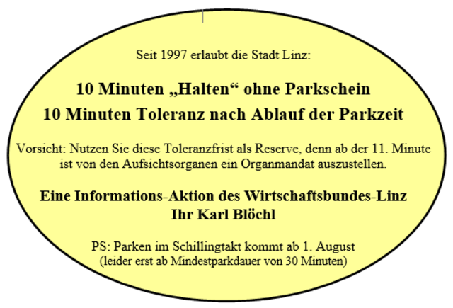 Dieses Pickerl klebte Anfang der 2000er an vielen Geschäften. | Foto: z.v.G