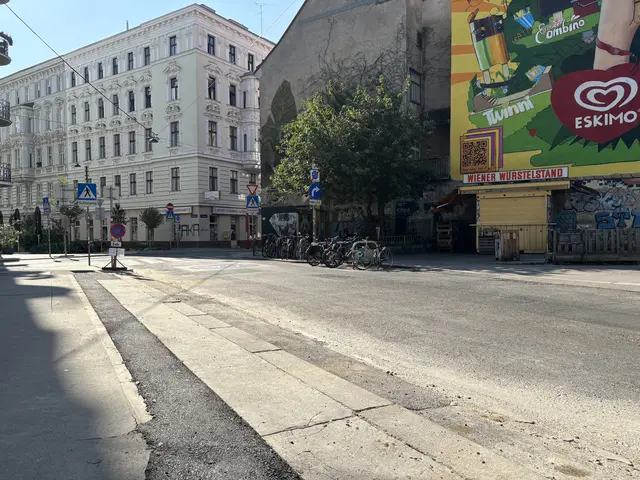 Beantragt wurden Bodenmarkierungen mit dem Hinweis „Achtung Schule“ sowie ein gut sichtbares Hinweisschild an der Ecke Strozzigasse/Pfeilgasse um Radfahrende vorzeitig zu warnen. | Foto: Matthias Pandrea