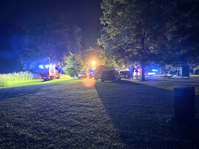Eine großangelegte Suche mit Feuerwehr, Wasserrettung, Tauchern und Booten wurde daraufhin gestartet. | Foto: BI Florian Scherwitzl, ÖA-Team BFKdo Klagenfurt-Land
