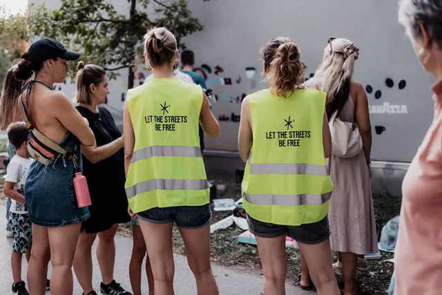 Im Rahmen von Calle Libre werden die Häuserwände Meidlings umgestaltet. Nebenbei gibt es ein großes Programm. | Foto: Jolly Schwarz/ Calle Libre