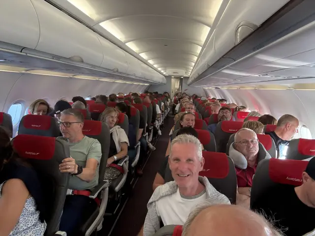 Gleich nach der Landung in Wien wurde gesungen. | Foto: pro musica