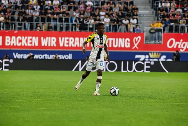 Moses Usor peilt mit dem LASK den ersten Saisonsieg an. | Foto: Reischl