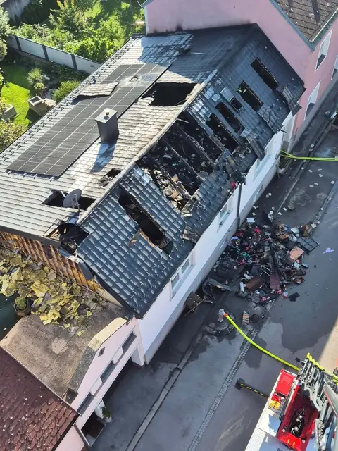 Die PV-Anlage wurde von der ebenfalls angeforderten EVN fachgerecht abgeschlossen und demontiert. | Foto: FF Hainburg
