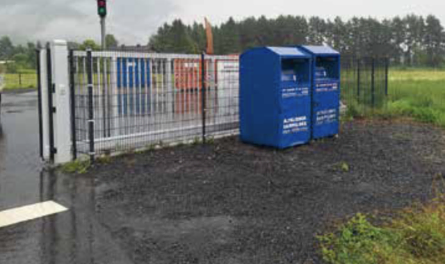 Zwei Altkleidercontainer stehen vor dem Altstoffhof rund um die Uhr zur Verfügung. | Foto: Gemeinde Nötsch