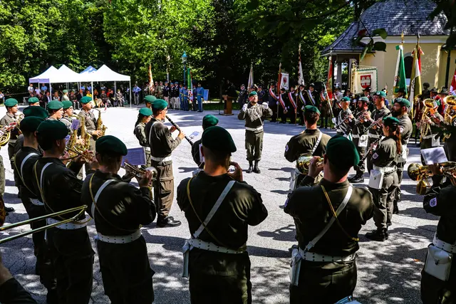 Militärmusik Tirol unverzichtbar bei feierlichen Veranstaltungen | Foto: Presse/MilKdo/Raggl