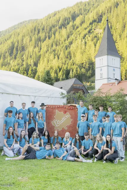 Das Team der Landjugend Pusterwald lud zum Blattl'n ein. | Foto: Landjugend Pusterwald